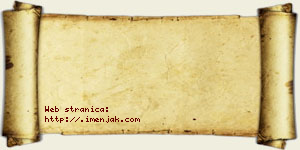 Anica Stamenković vizit kartica